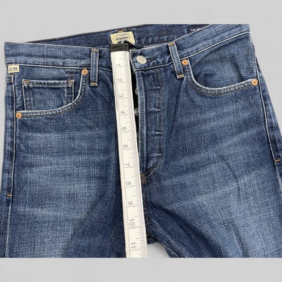 Citizens of Humanity Jeans 30 x 27 Liya High Rise Crop Distressed Women's 28 - Picture 8 of 13